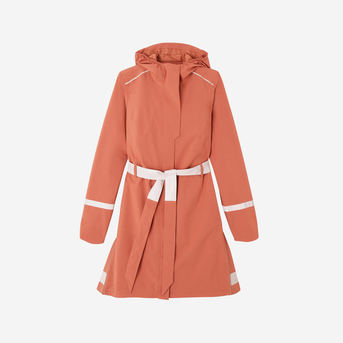 Trench femme imperméable avec capuche - vélo ville