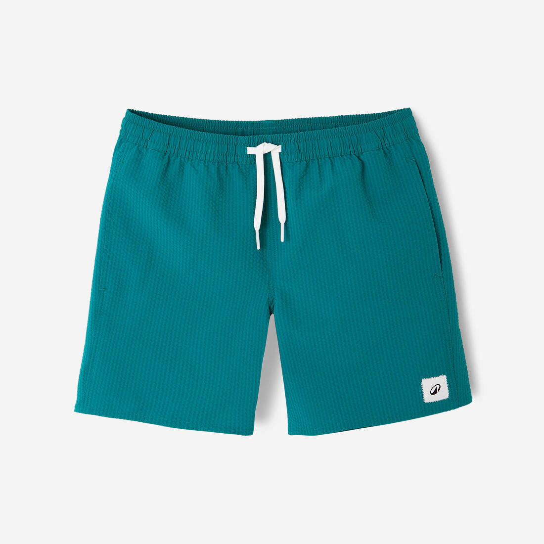 Short de bain surf enfant, 100 Seersucker