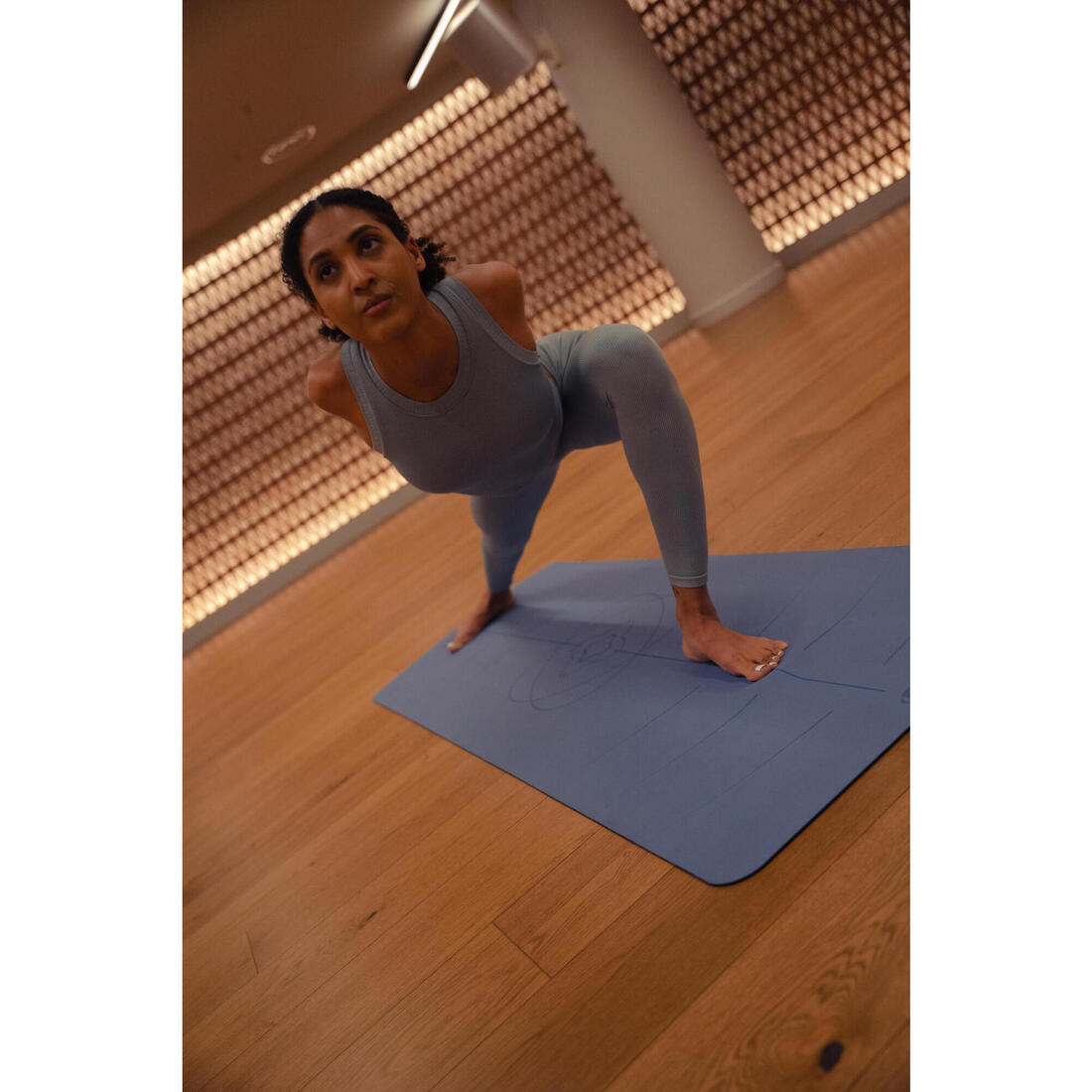 Legging de yoga et pilates sans couture et extensible femme