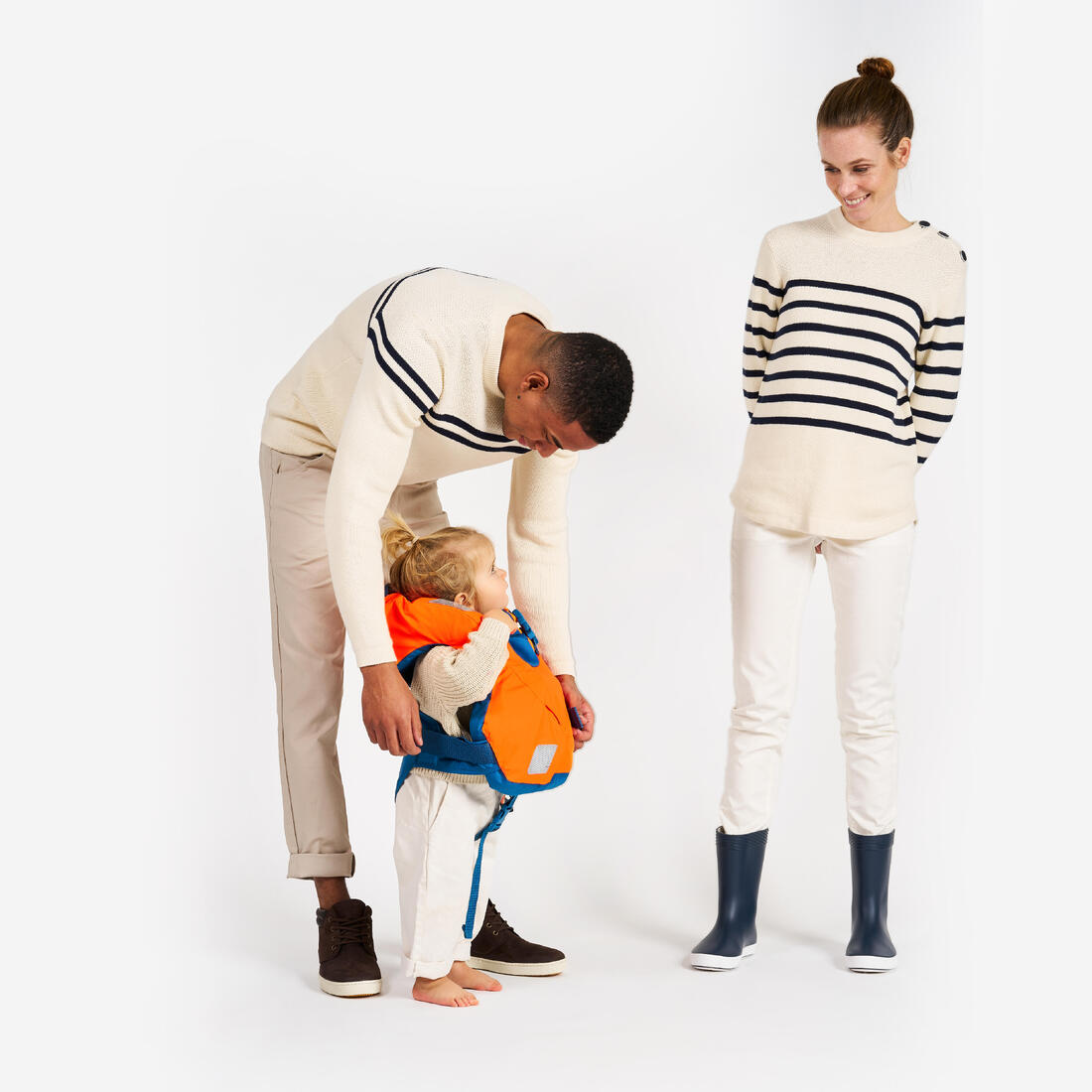 Gilet de sauvetage 100N bébé enfant LJ100n easy baby 10-15 kg orange bleu