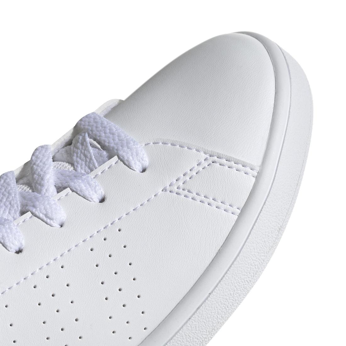 Baskets à lacets enfant - ADIDAS ADVANTAGE blanc