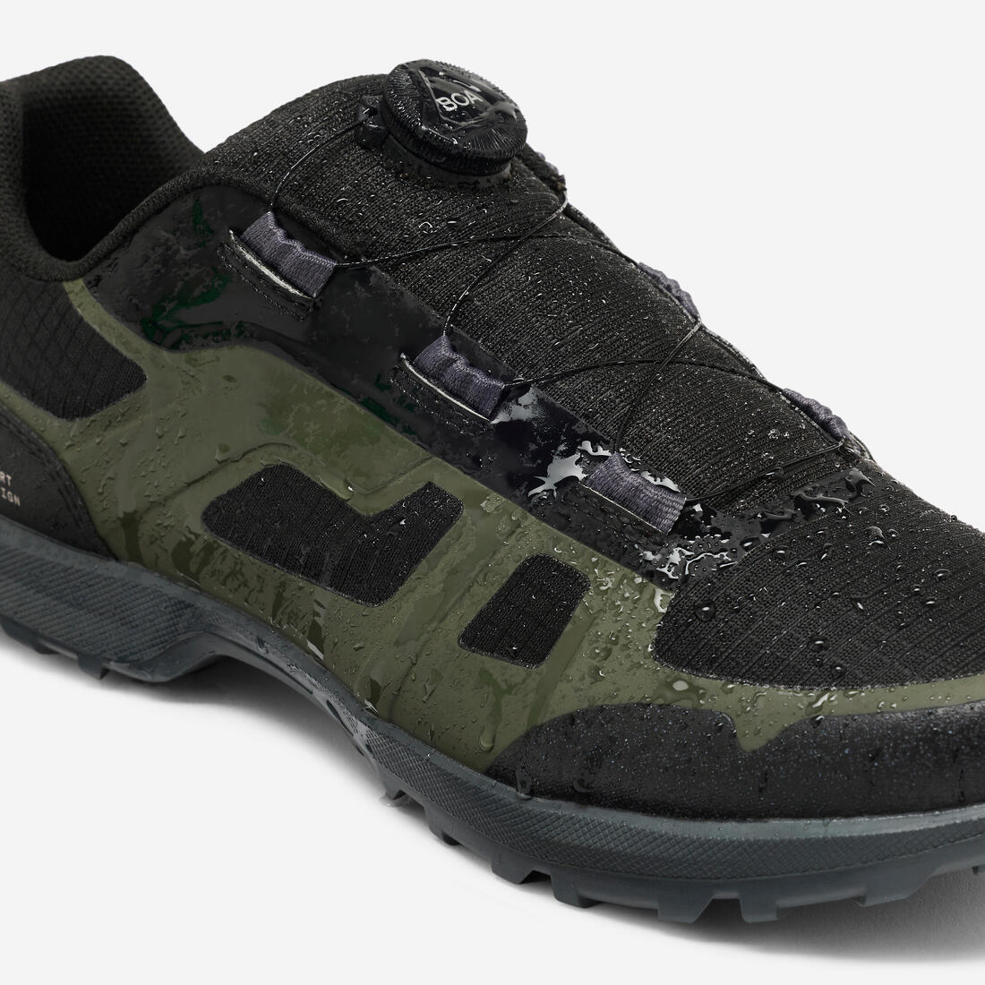 Chaussures de vélo VTT, Giro Troop BOA noir vert