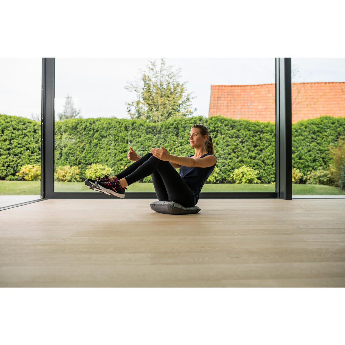 COUSSIN D'EQUILIBRE BACKMOBILITY MODULABLE TEXTILE GRIS
