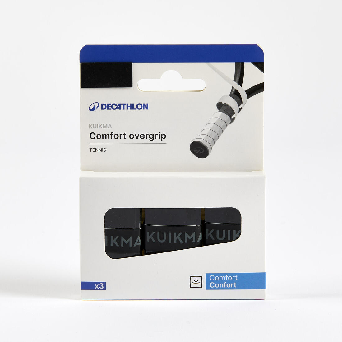 SURGRIP DE TENNIS CONFORT JAUNE LOT DE 3