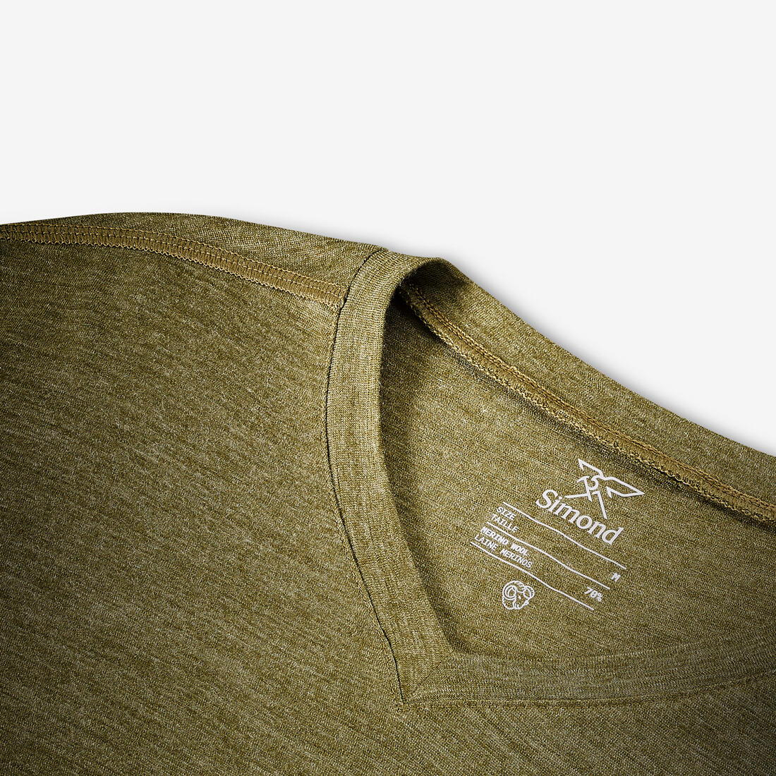 T-shirt manches longues de trek en laine mérinos homme, Merino Fresh