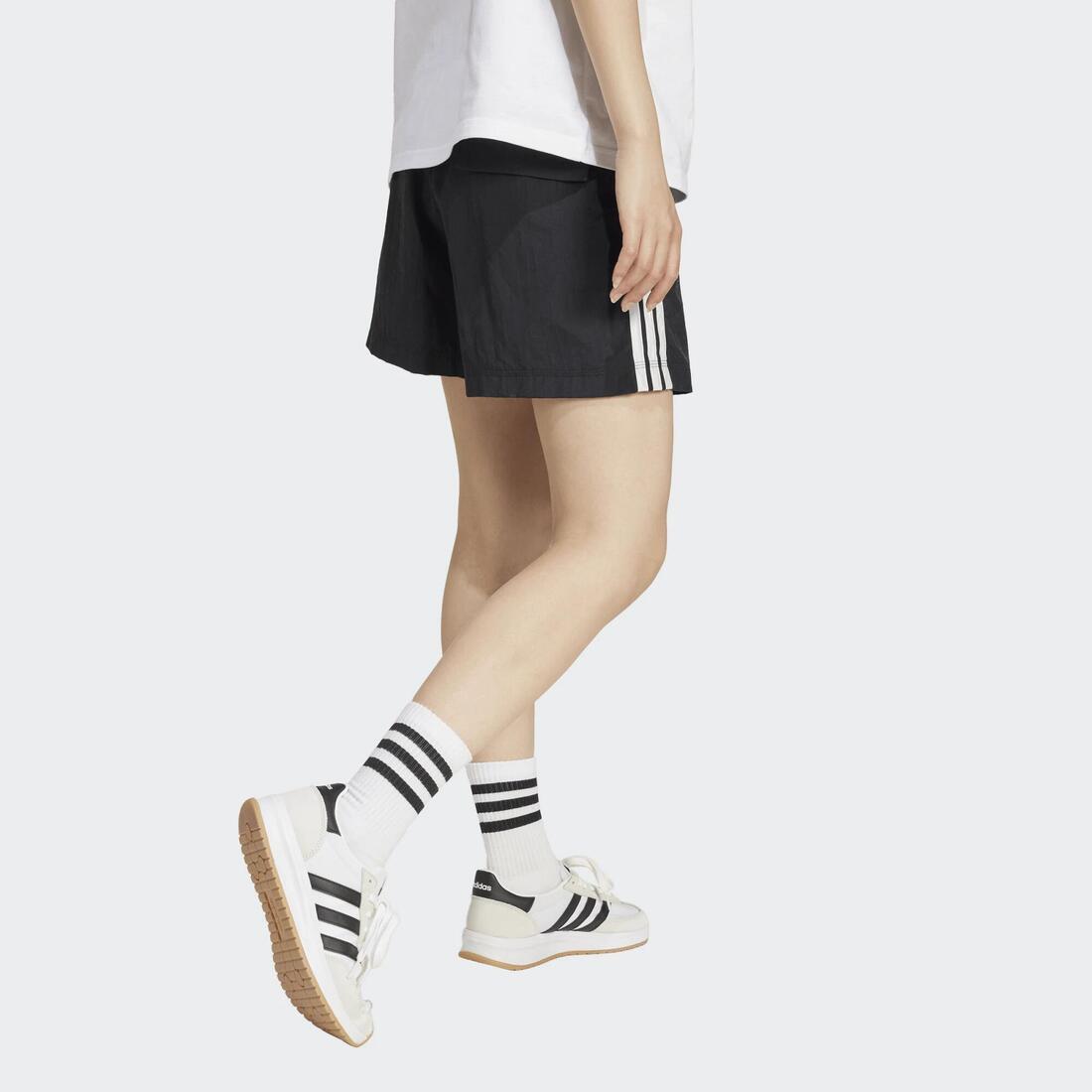 Short ample Adidas, Femme, noir