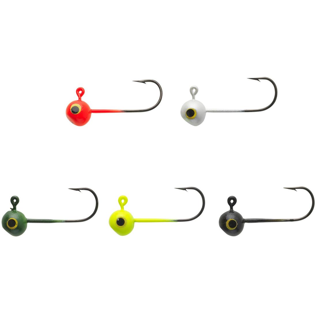 Tête plombée colorée pêche aux leurres souples tp rd colo 10gr