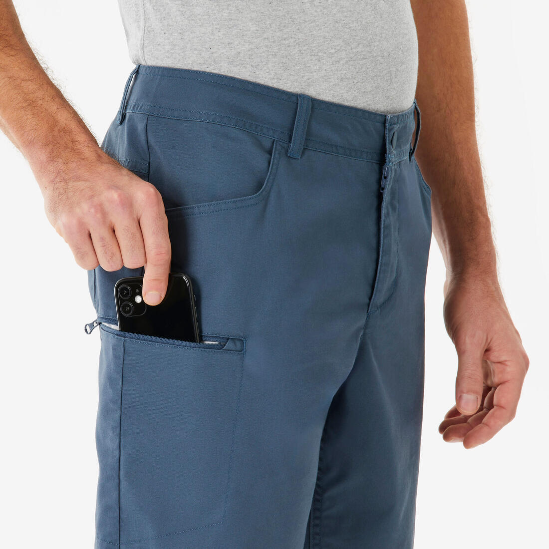 Short de randonnée homme, NH500 Regular