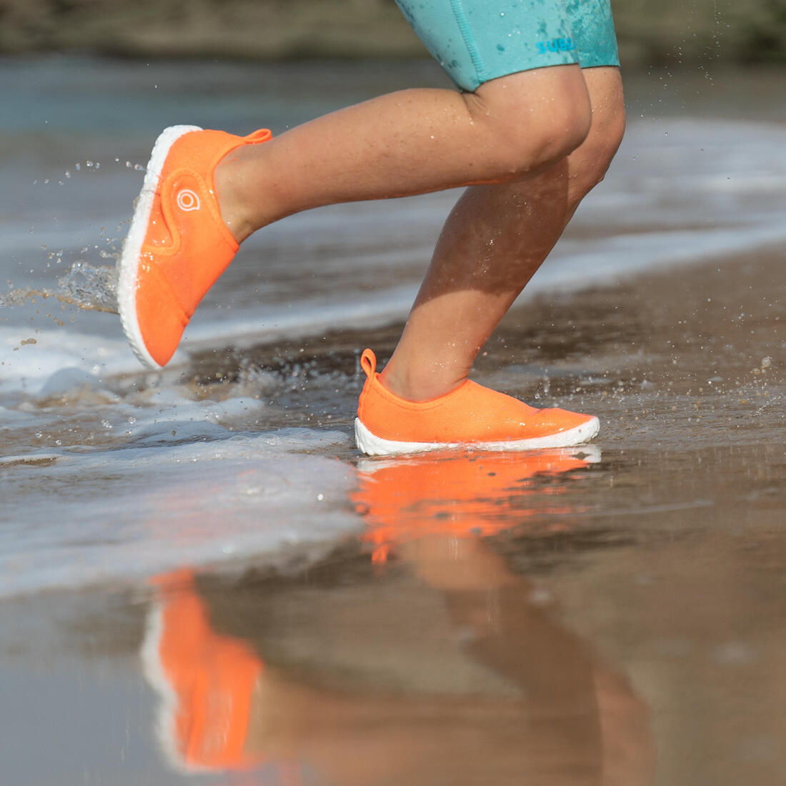 Chaussures aquatiques Bébé - Aquashoes 100 Turquoise