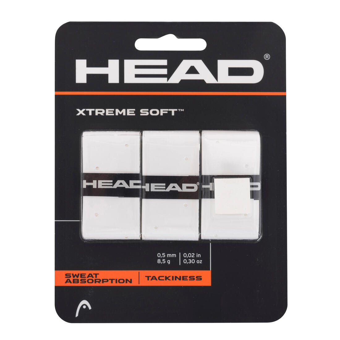 SURGRIP DE RAQUETTE DE TENNIS XTREME SOFT BLANC