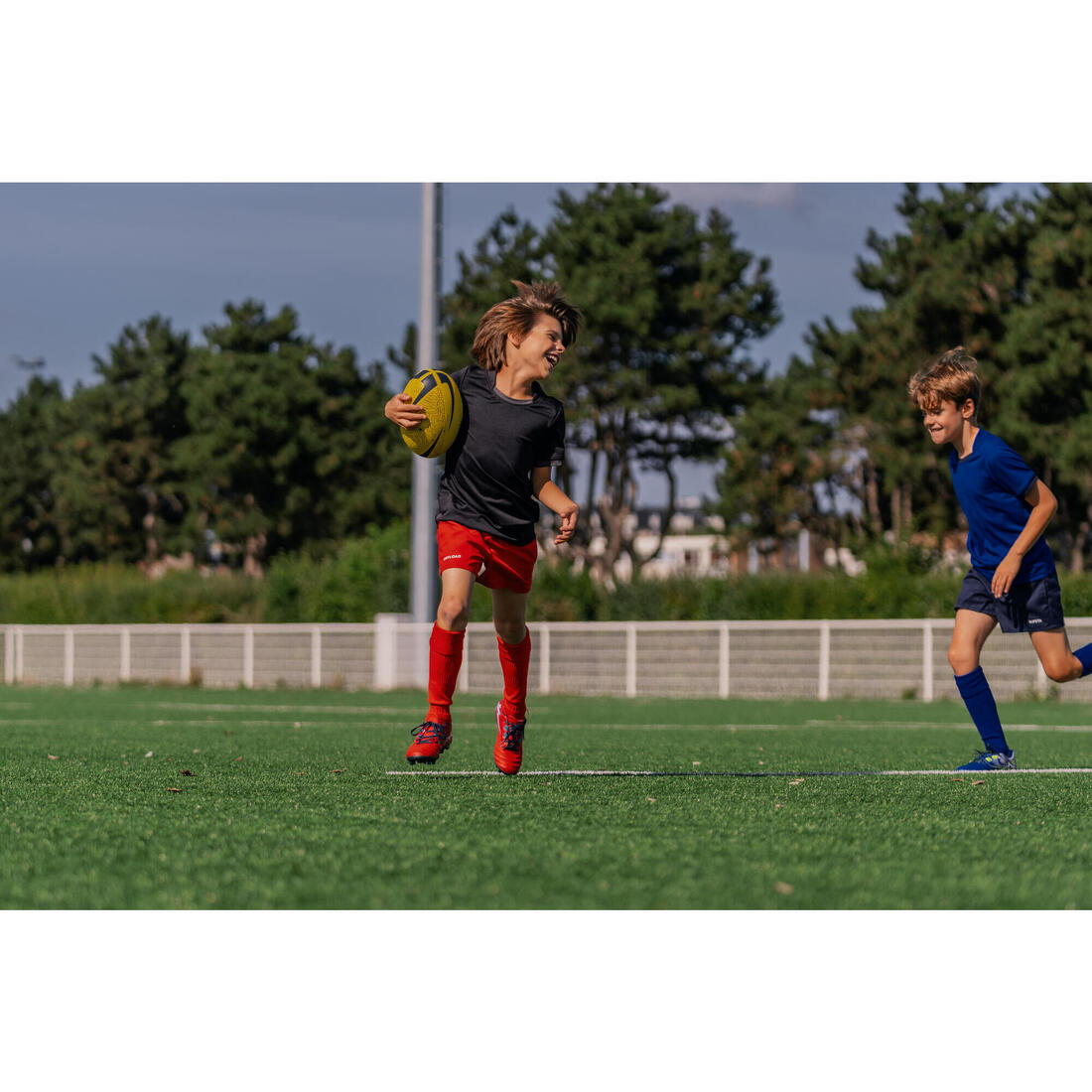Ballon de rugby enfant - R100 initiation light taille 3 jaune