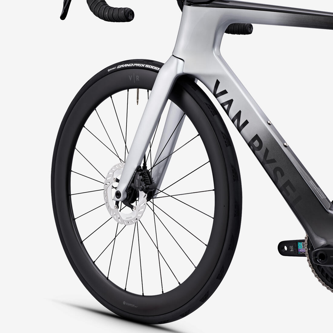 Velo de route Shimano 105 Di2 12V capteur de puissance, RCR-F Pro Gris
