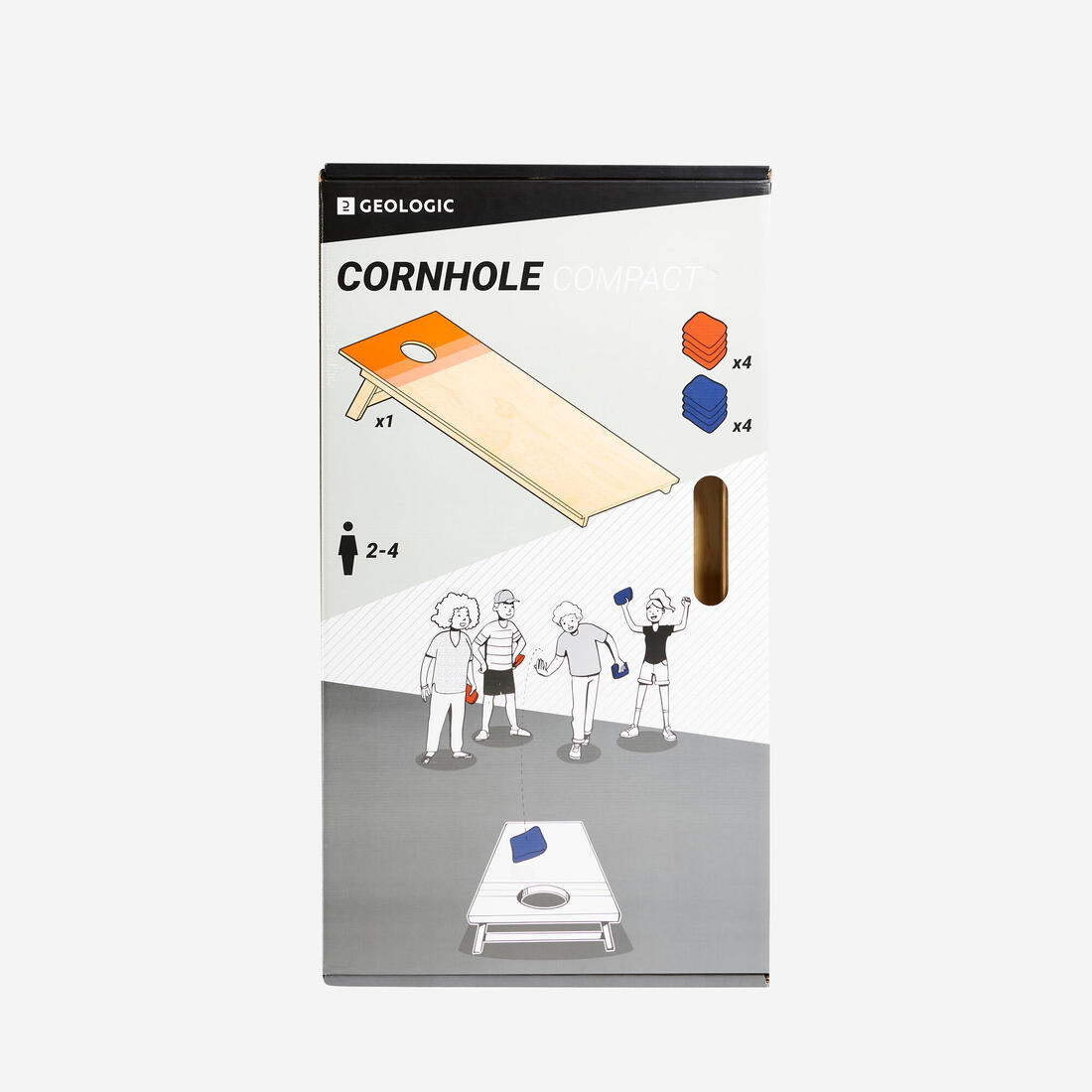 JEU DE CORNHOLE Compact prêt-à-jouer