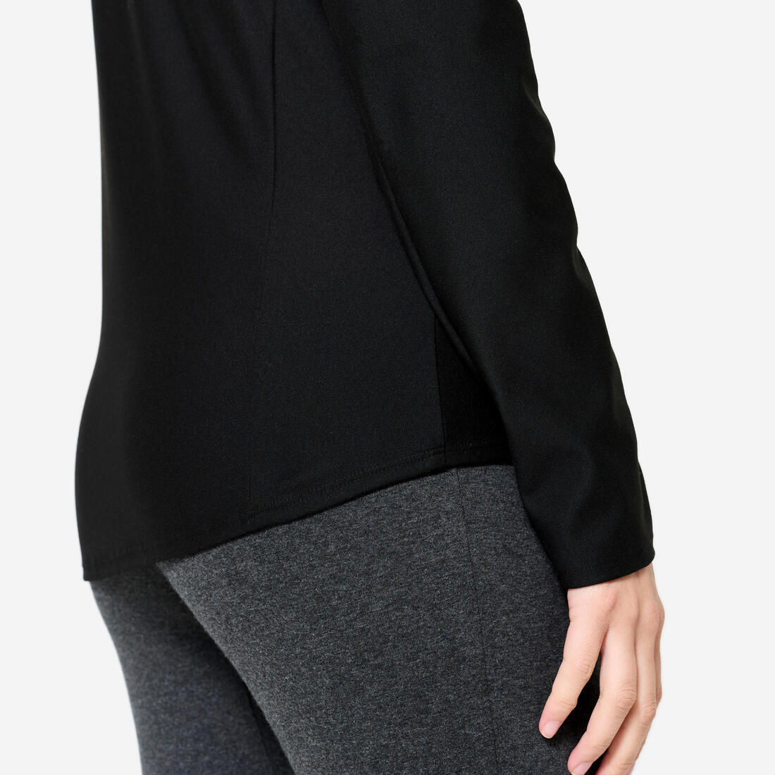 Veste zippée femme, noire