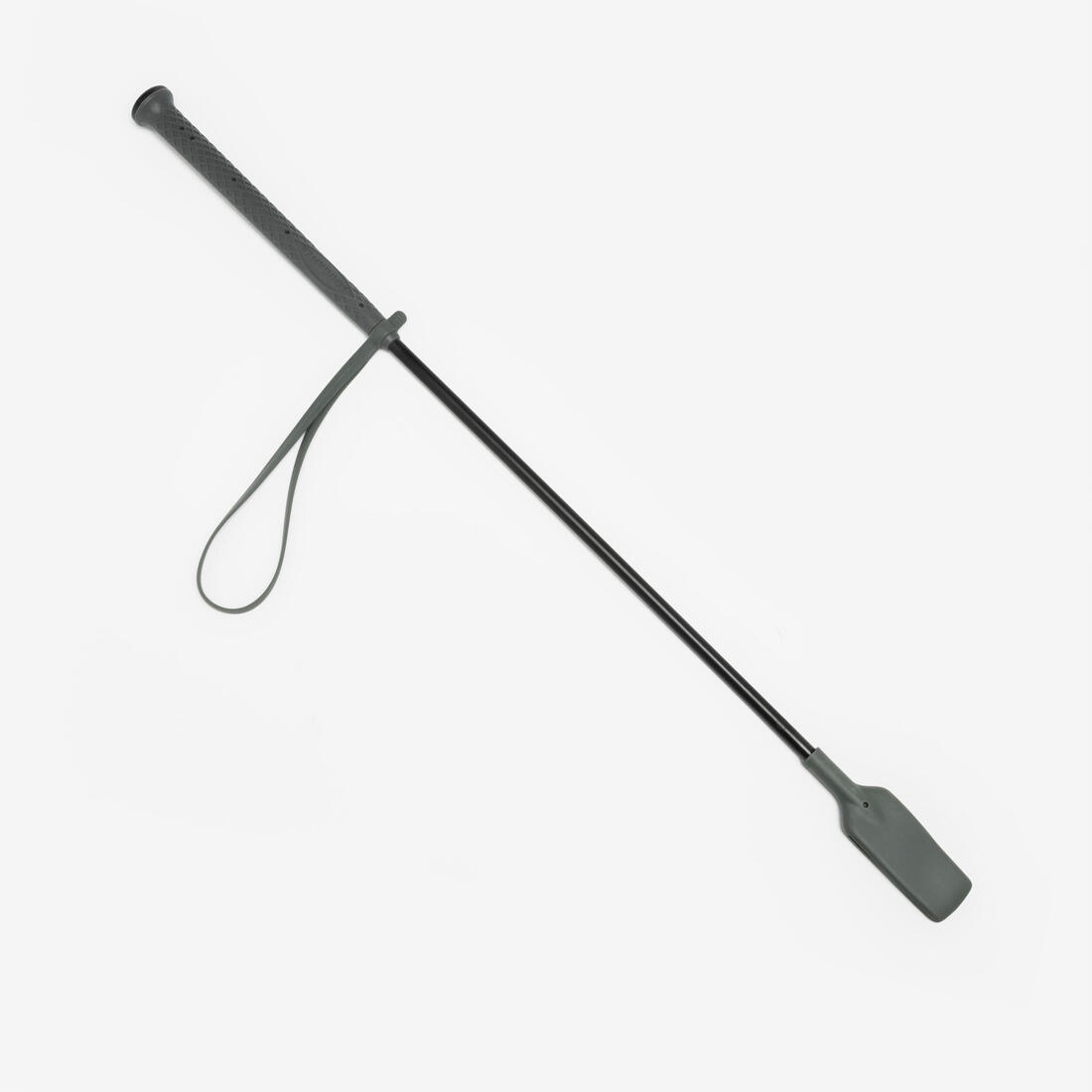 Cravache équitation 500 noir - 58 cm