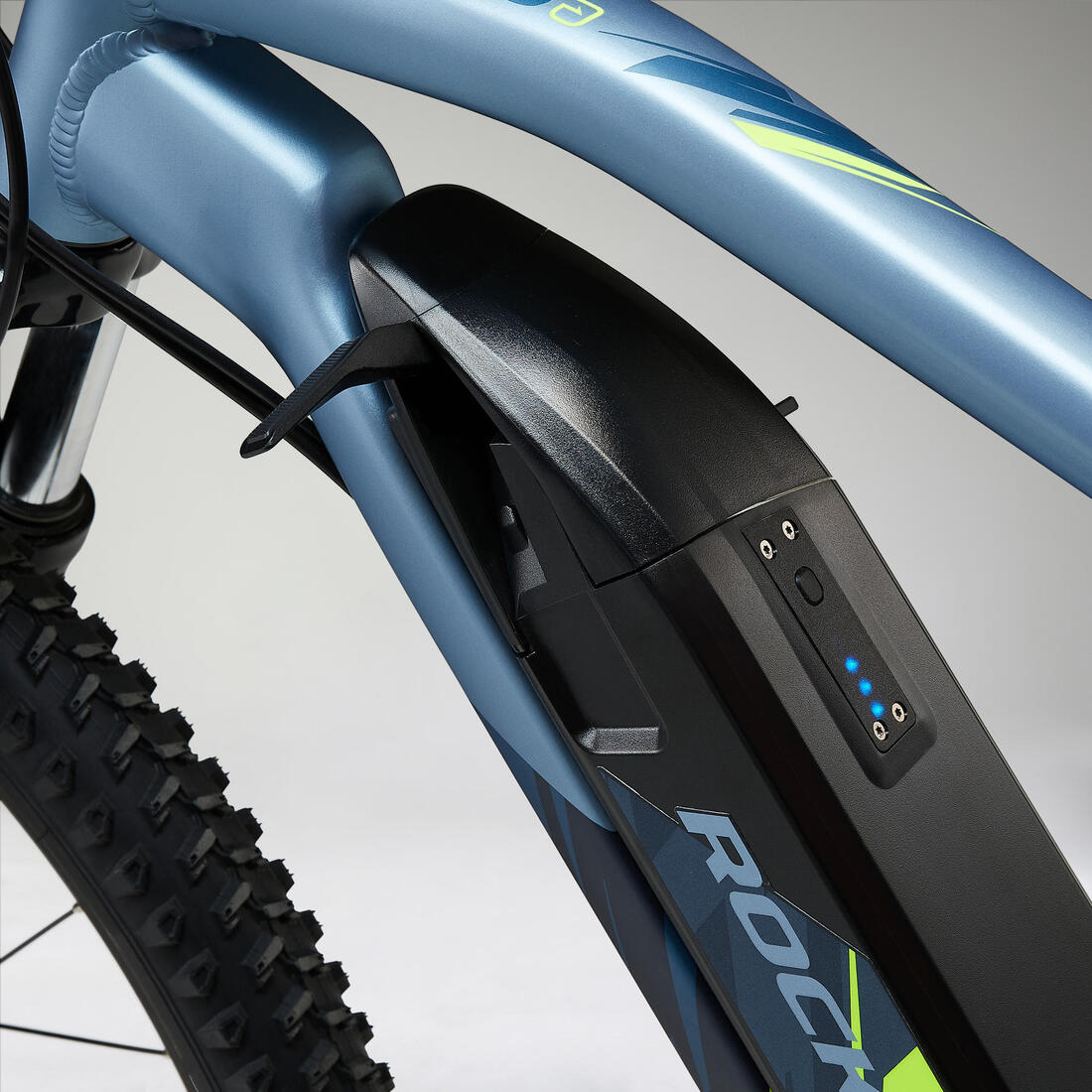 Vélo VTT électrique semi-rigide 27'5", E-ST 100 BLEU