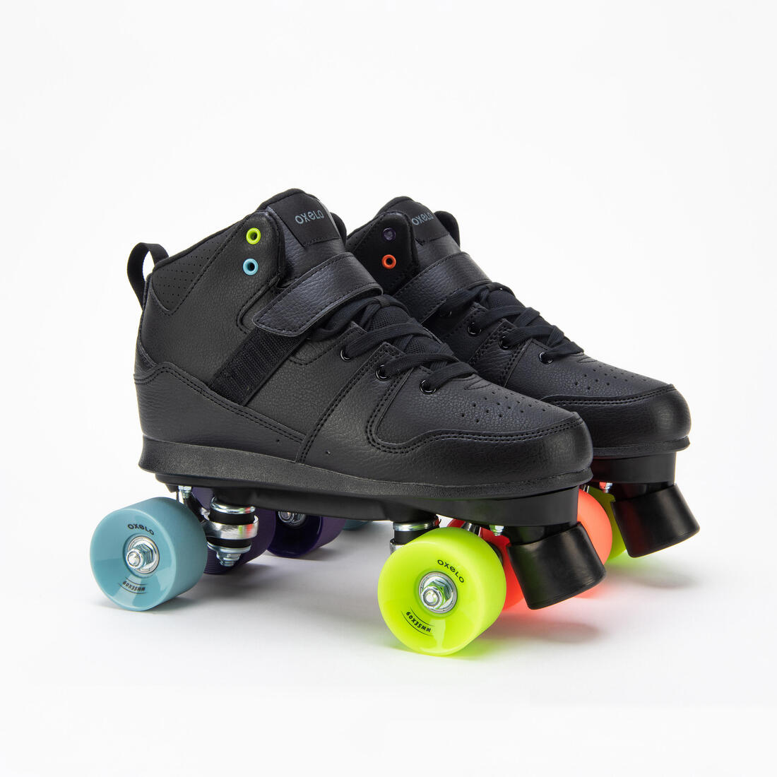 Patin à roulettes adulte Quad 100 Noir