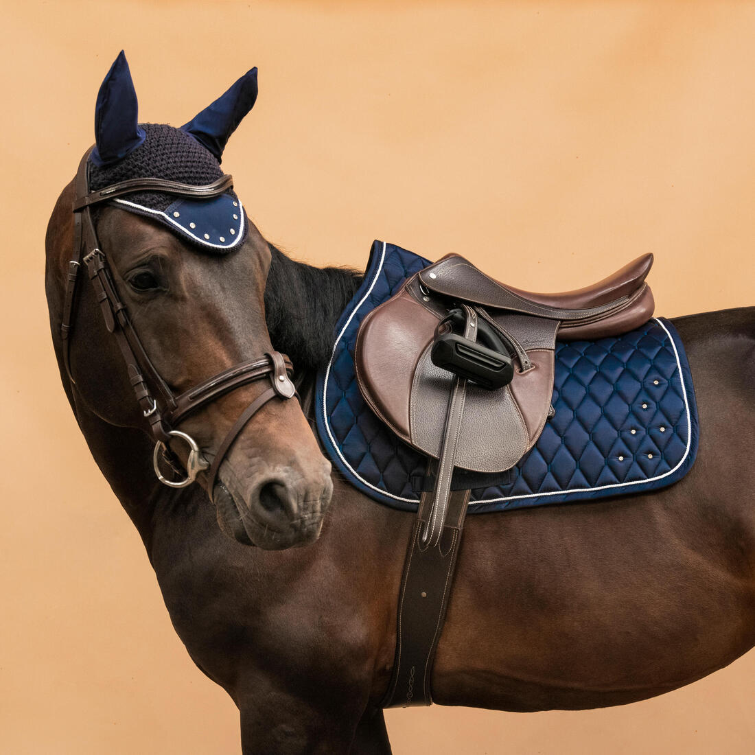 Tapis de selle équitation strass Cheval et Poney - 500