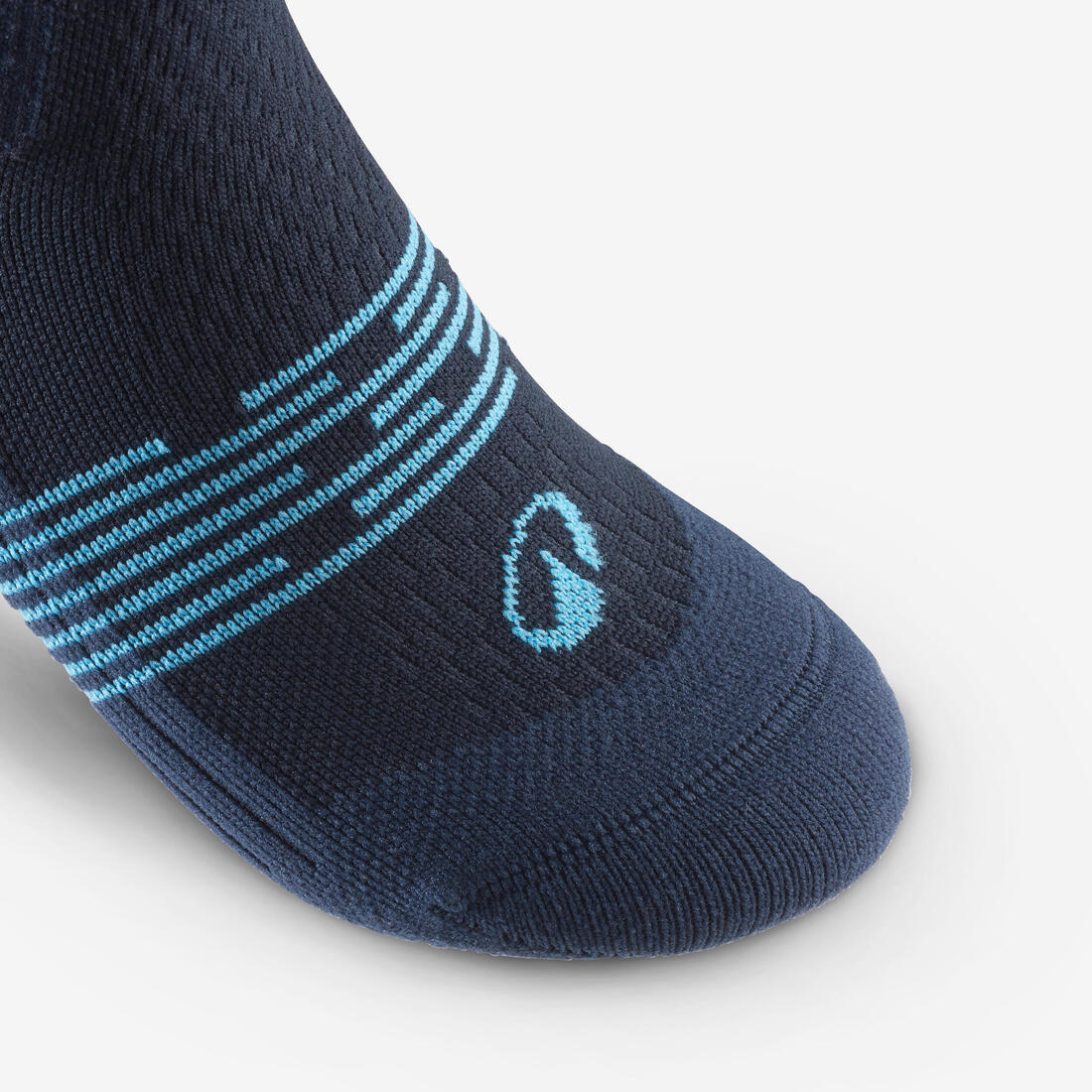Chaussettes de randonnée enfant (lot 2 paires), HIKE500 Mid marron et