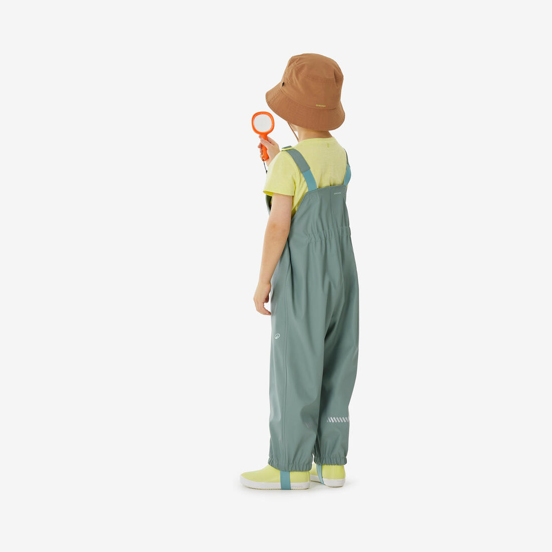 Salopette de randonnée imperméable enfant 2-6 ans, MH900 vert