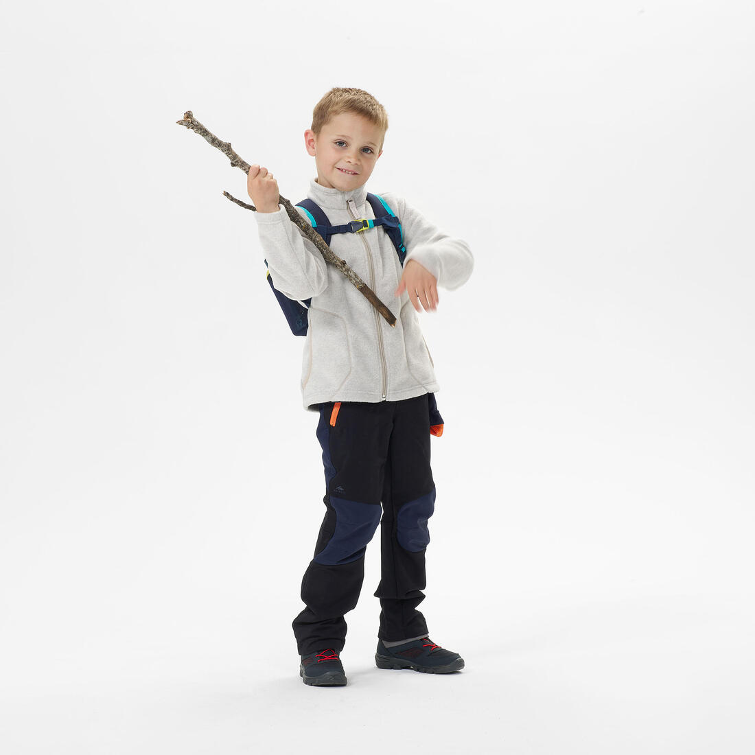 Veste polaire de randonnée enfant 2-6 ans, MH100 zip