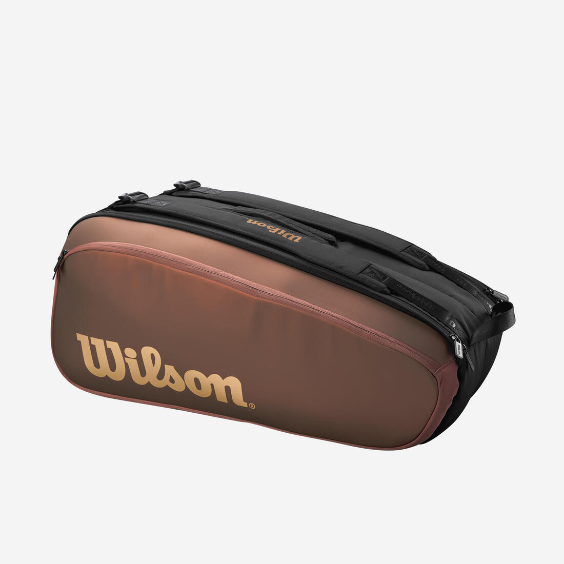 Sac de tennis thermobag Wilson super tour pro staff 9r marron noir