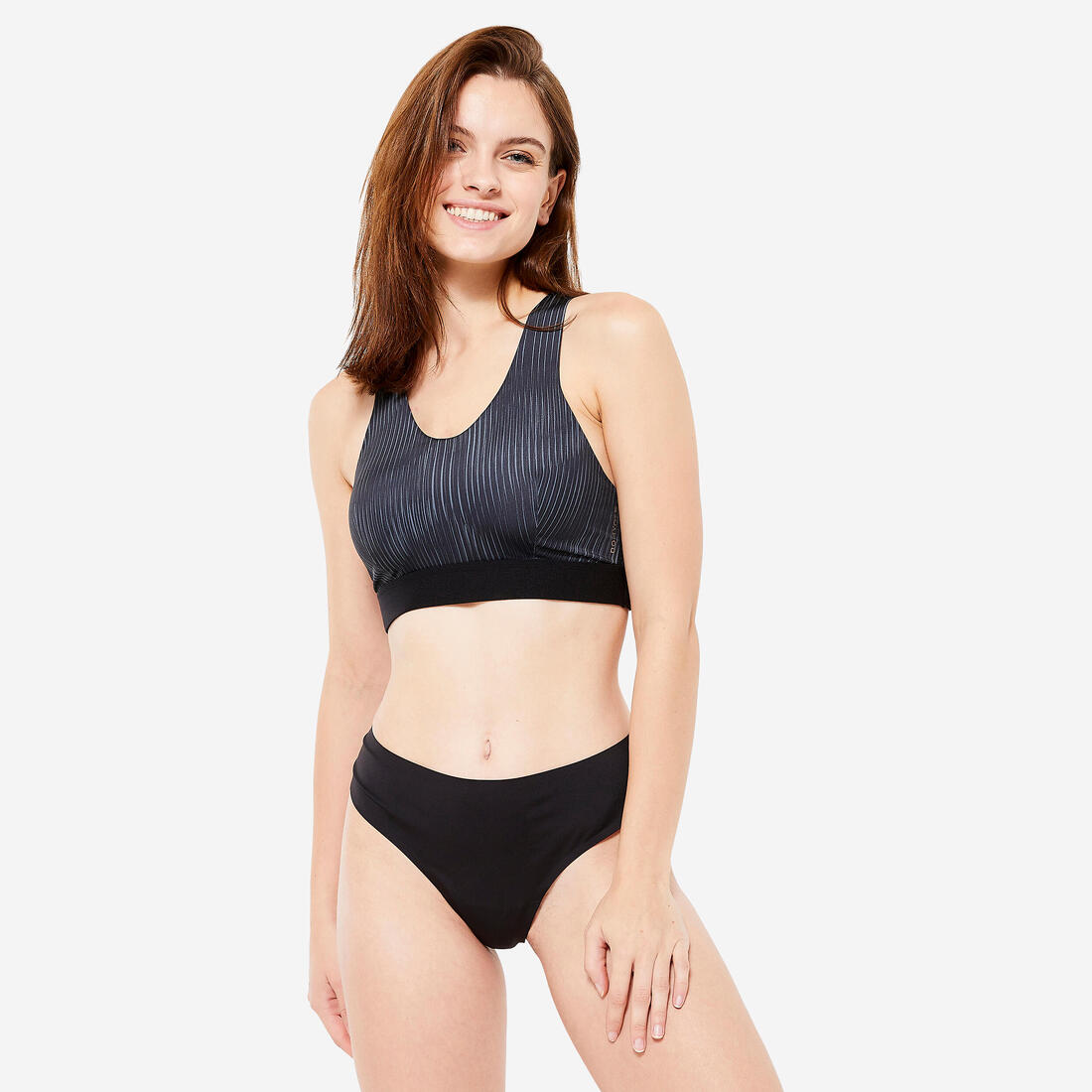 Tanga invisible Femme - Noir