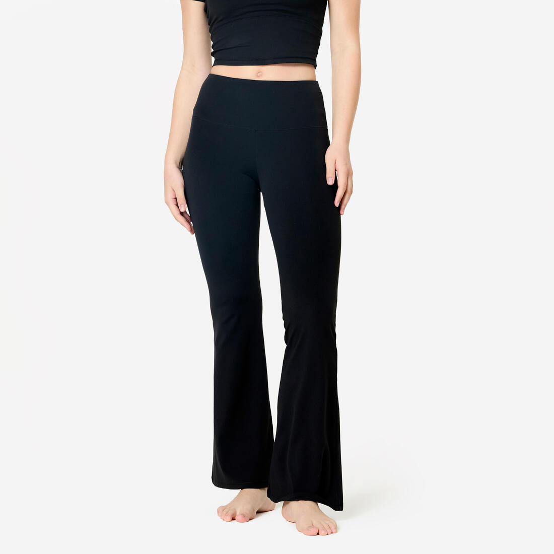 Legging de yoga et pilates flare et doux femme