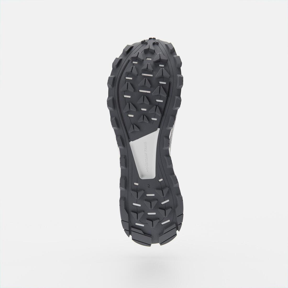 Chaussures de running trail femme, Kiprun mt3, noir fumé