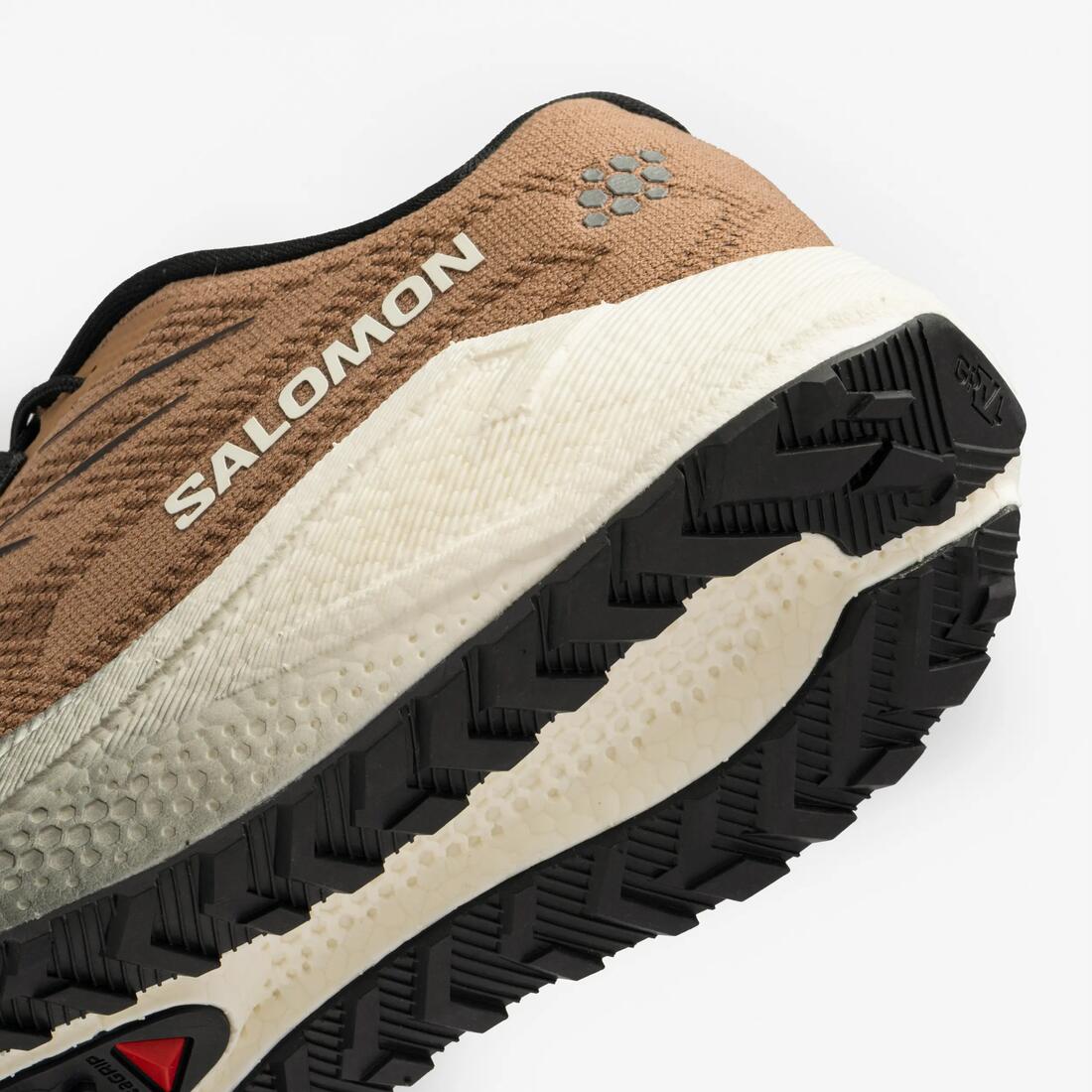 Chaussures de running route et chemin homme, Salomon Aero Blaze Gravel 4 marron