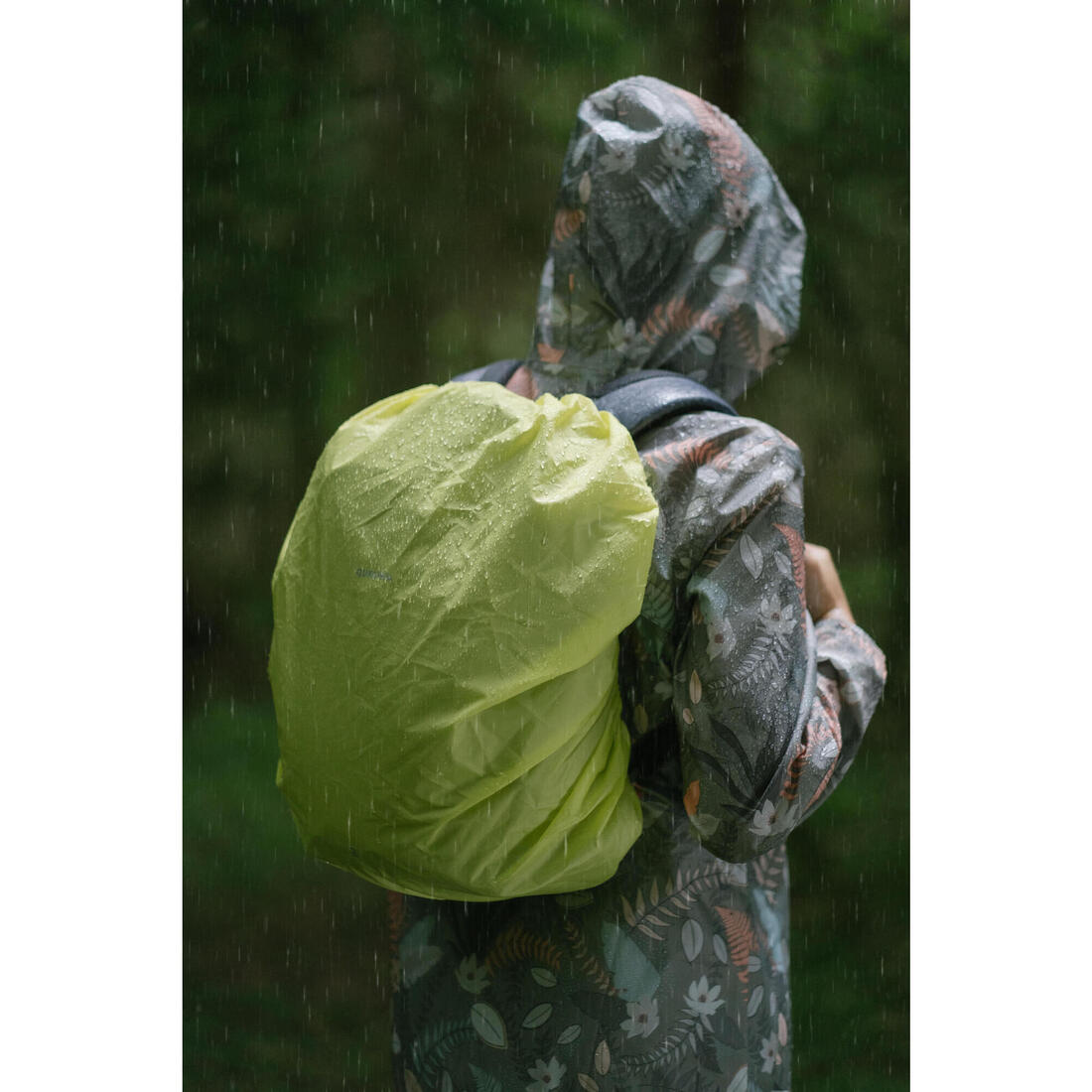 Housse de pluie pour sac à dos de randonnée 10-20L, vert