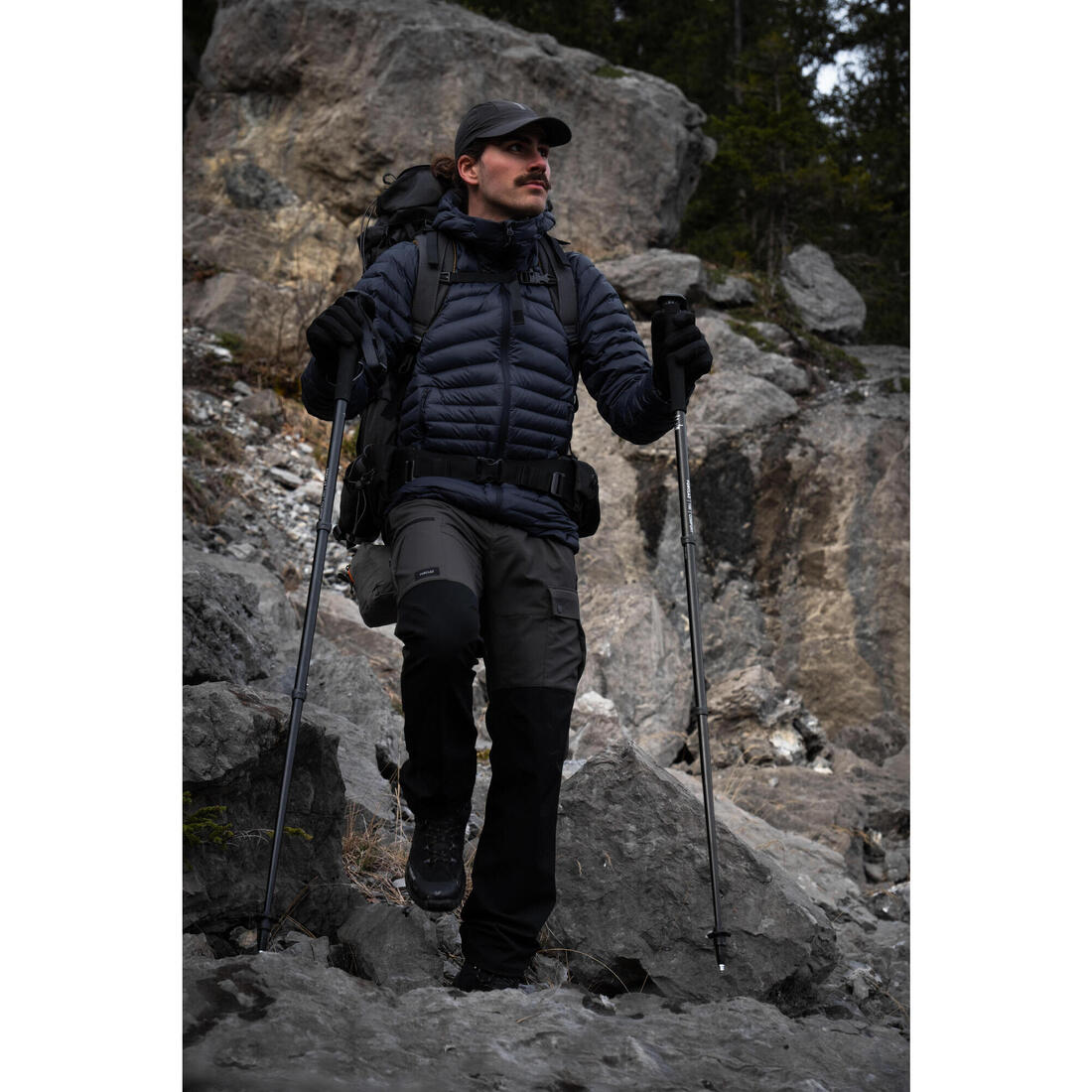 Doudoune à capuche de randonnée -5°C homme, MT100