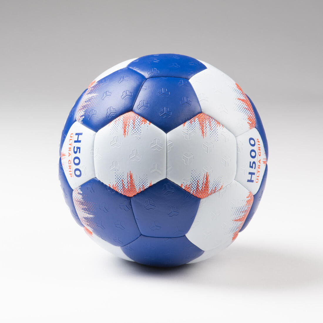 Ballon de handball taille 2 - hb500 hybride bleu/gris