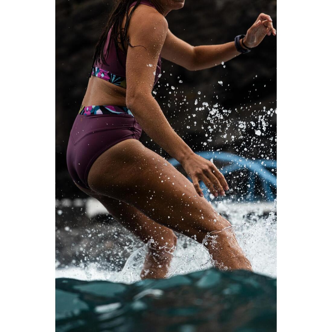 Brassière femme carla hawaii avec back zip et coques amovibles hydrophobes