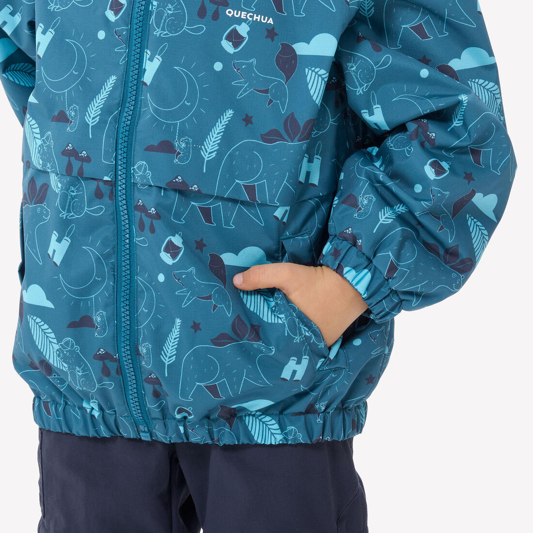 Veste imperméable de randonnée 2-6 ans enfant, MH500 kid