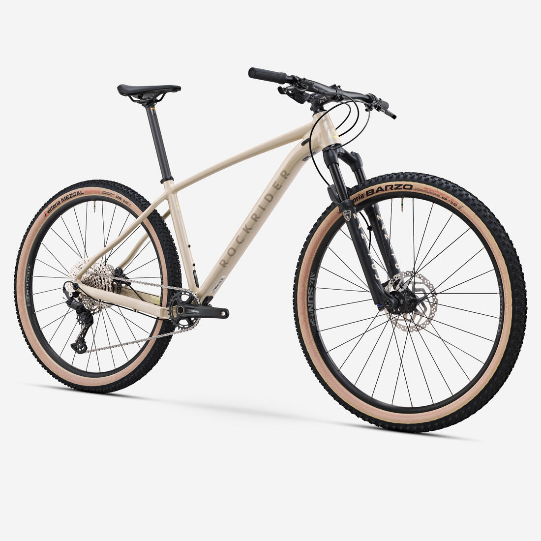 Vélo VTT XC semi-rigide 29" cadre aluminium, RACE 540 beige