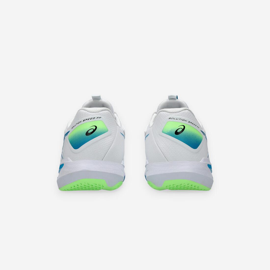 Chaussures de tennis multicourt homme, Solution Speed FF 4 blanc bleu