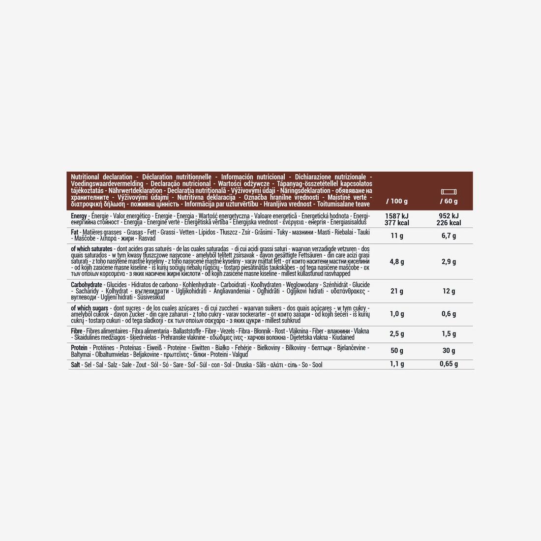 Barre protéinée chocolat 8 x 60g