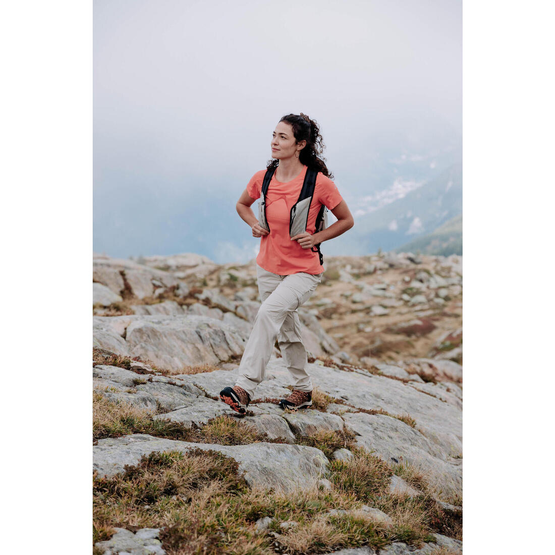 Pantalon de randonnée montagne - MH500 - Femme