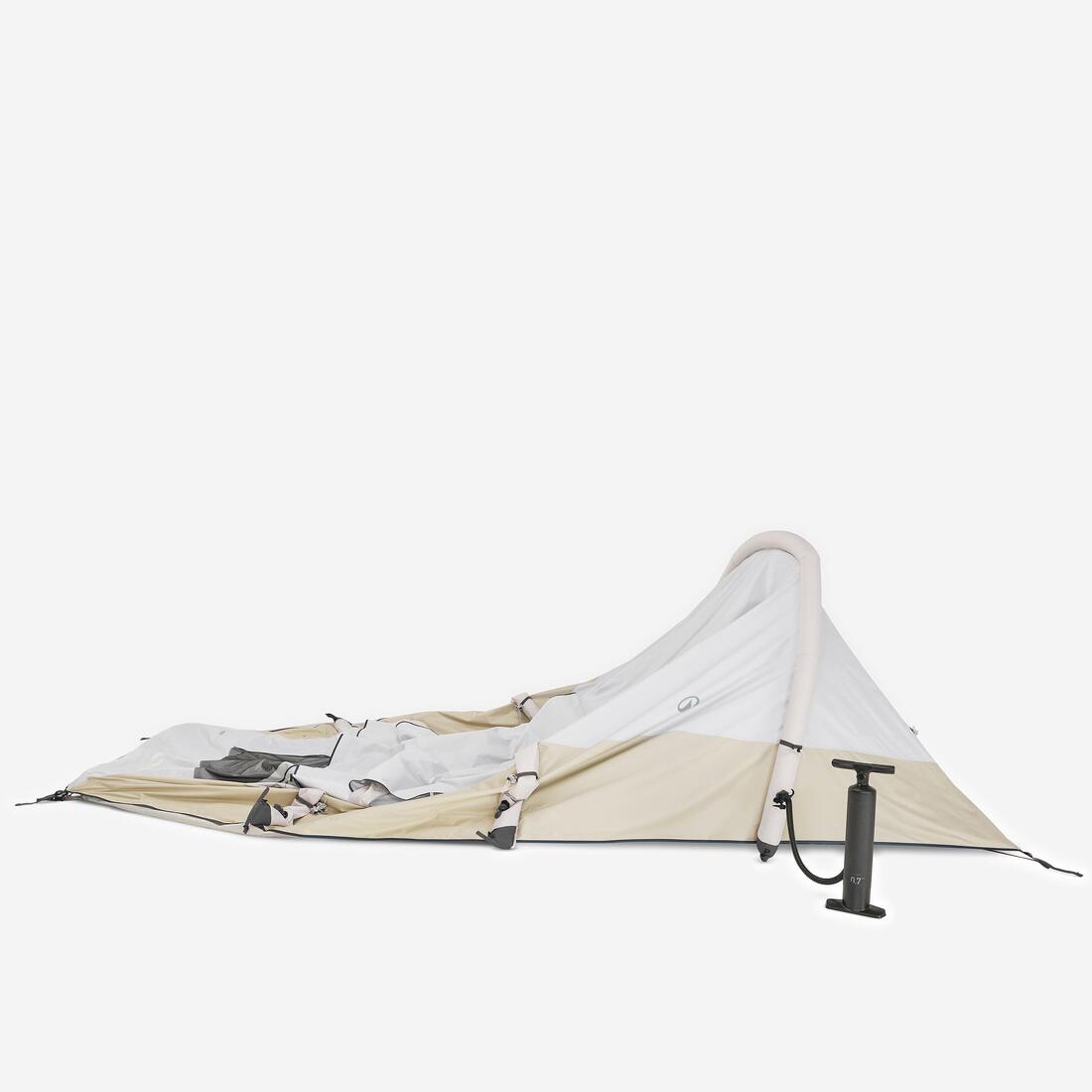 Tente de camping gonflable 4 places, Fresh & Black, Air Seconds 4.1 beige