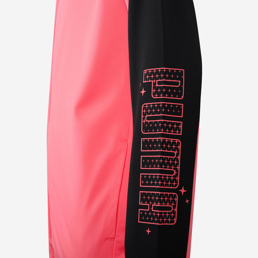 Ensemble survêtement polyester fille, rose et