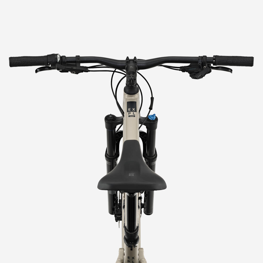 Vélo VTT randonnée tout suspendu 29" cadre aluminium, EXPL 140 S beige