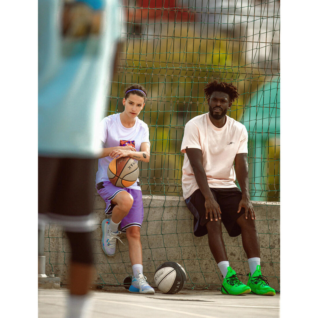 Ballon de basket adulte bt500 grip taille 7