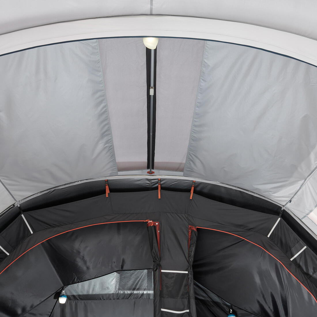 Tente de camping gonflable 5 places 2 chambres, Fresh & Black, Air Seconds 5.2