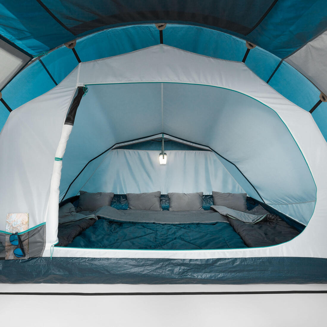 Tente de camping 4 places, MH100 XXL