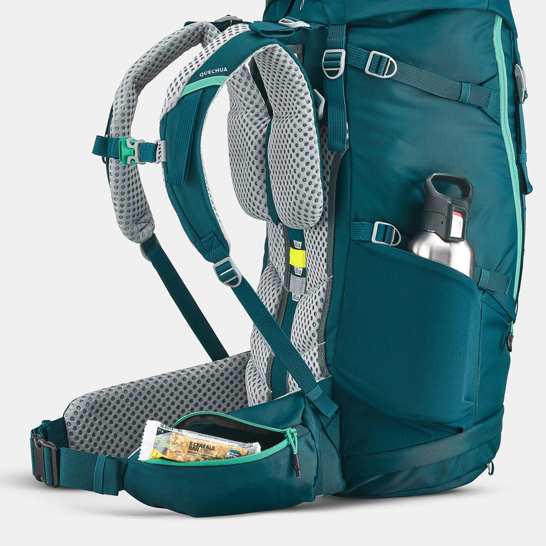Sac à dos de randonnée 40+10L confortable et ventilé enfant, MH900