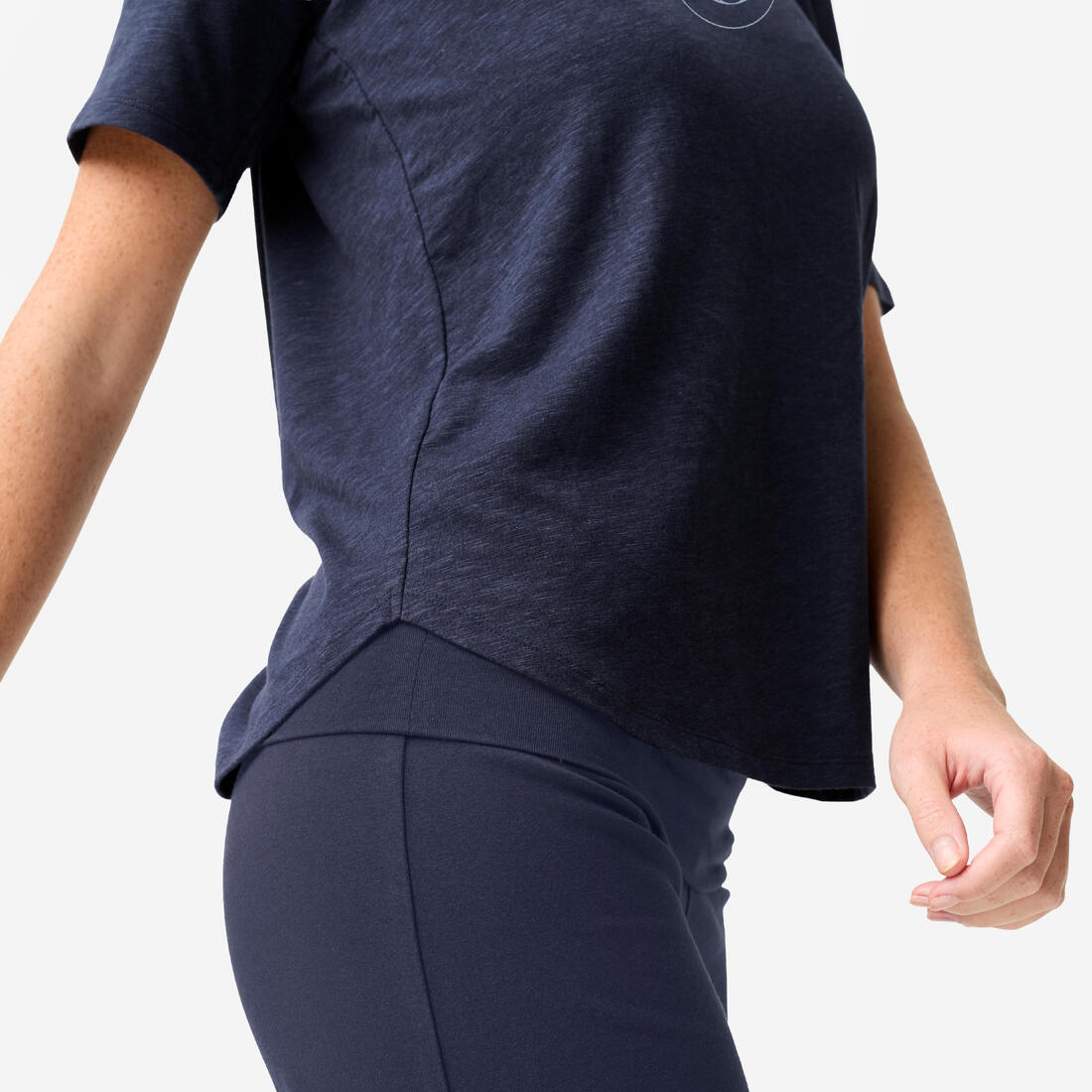 T-shirt manches courtes de yoga femme