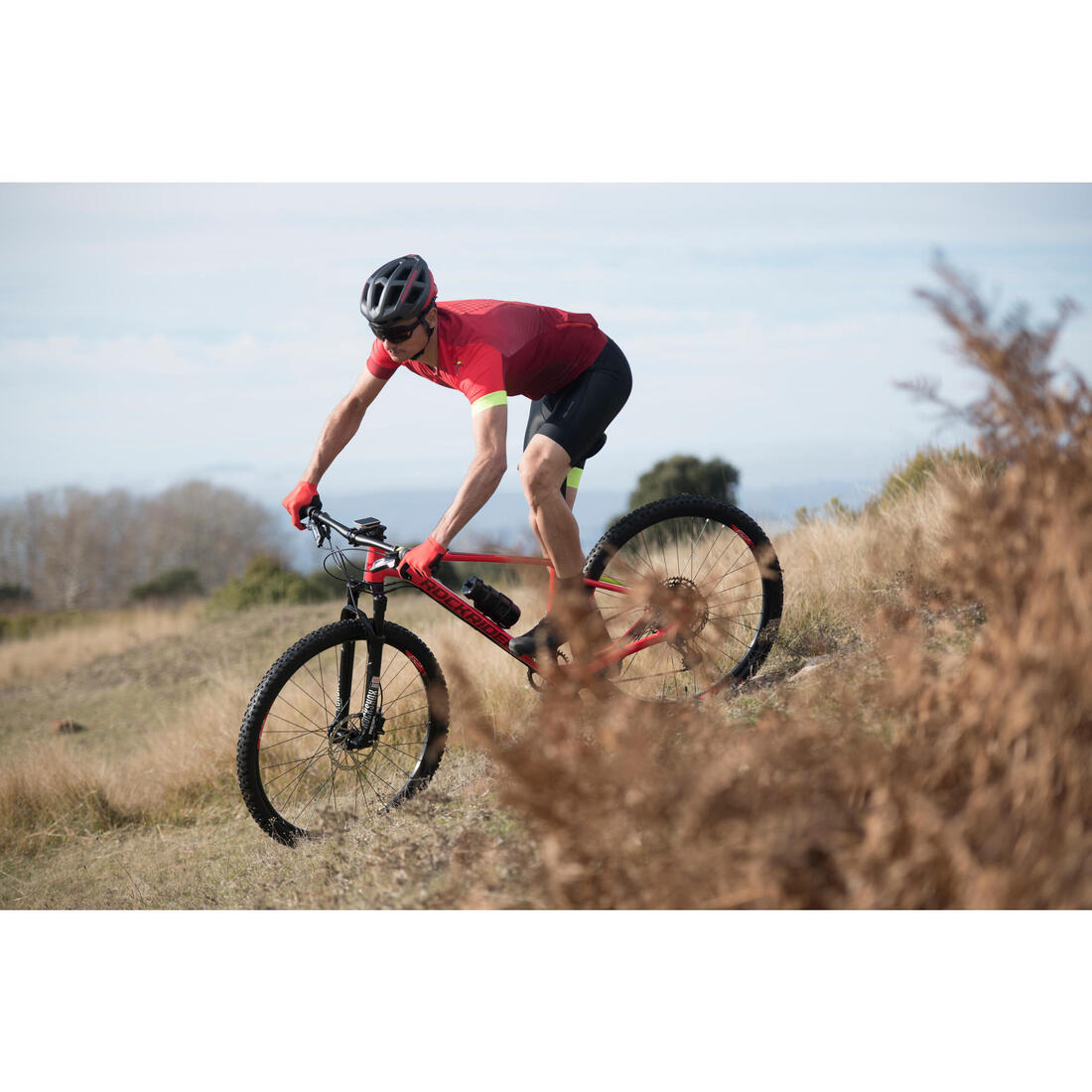 Lunettes VTT XC RACE Photochromique Fluo CAT 1>3