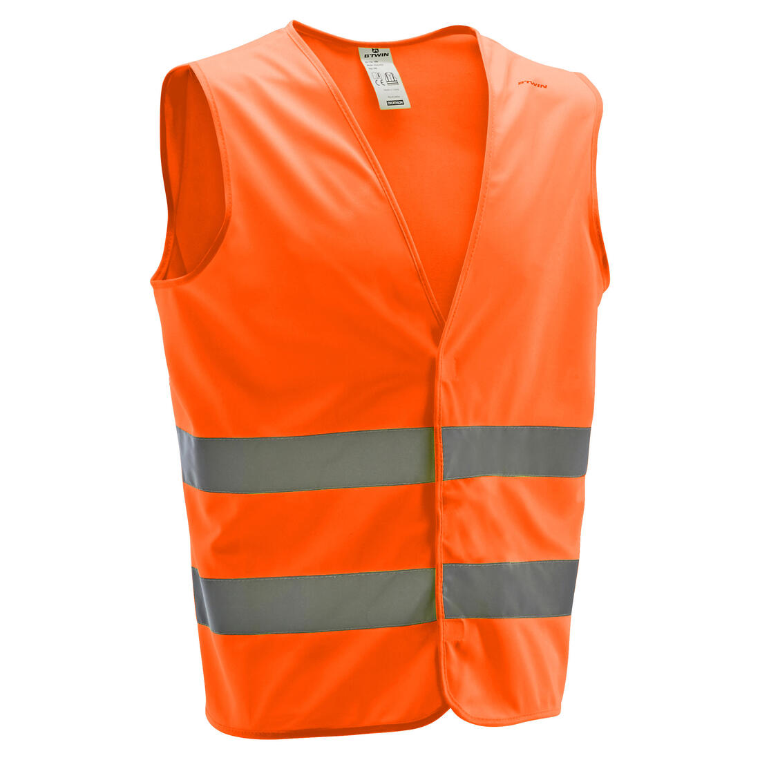 GILET DE SECURITE HAUTE VISIBILITE 500 ROSE FLUO ADULTE
