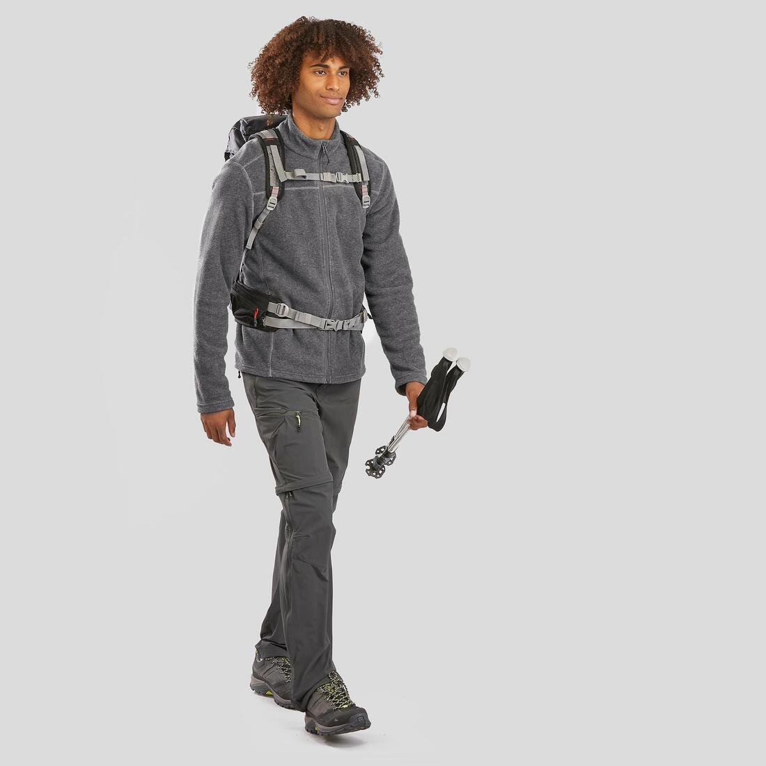 Polaire de randonnée montagne homme, MH100full zip